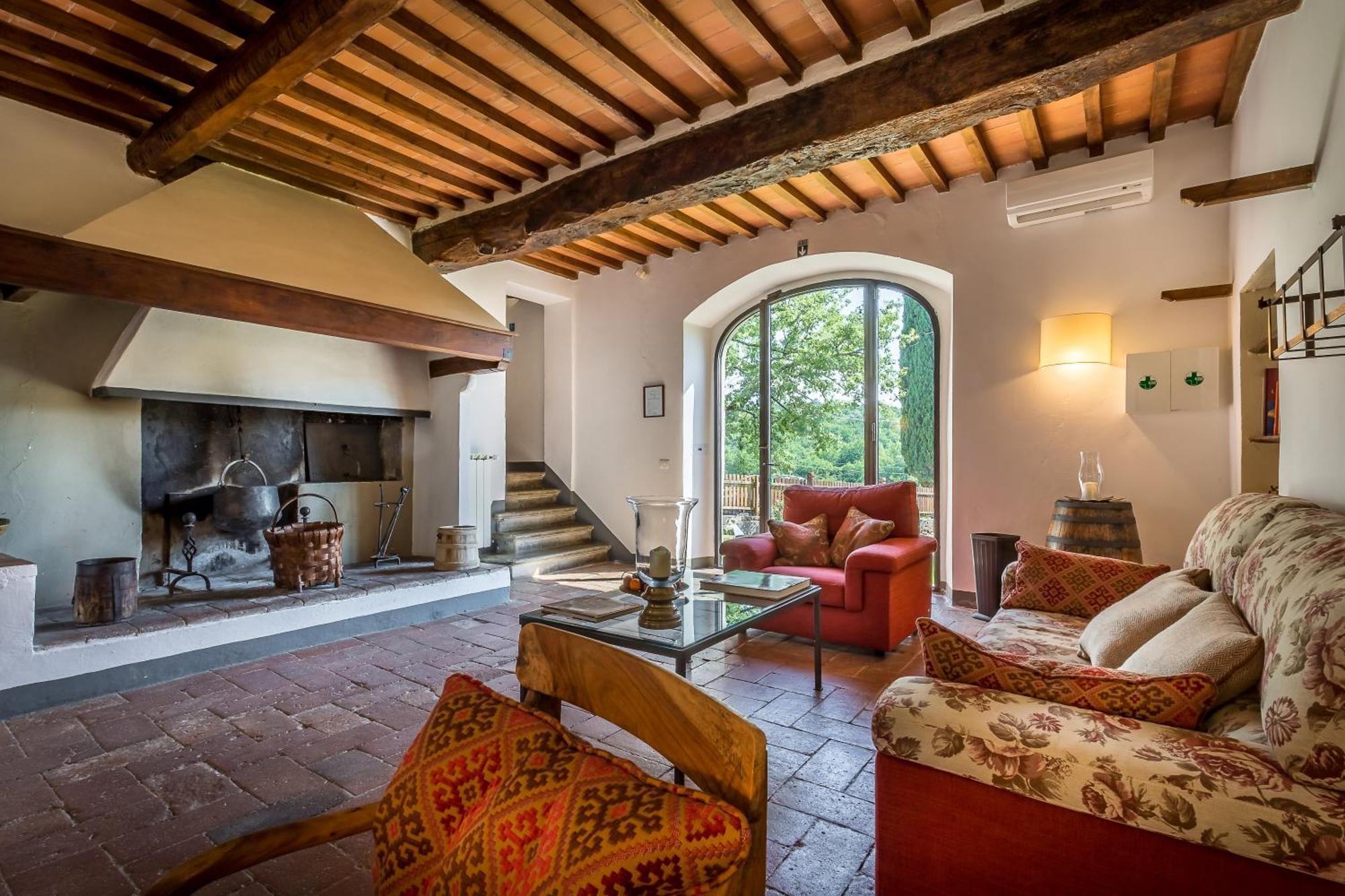 Villa S.Andrea Сан-Кашиано-ин-Валь-ди-Пеза Экстерьер фото
