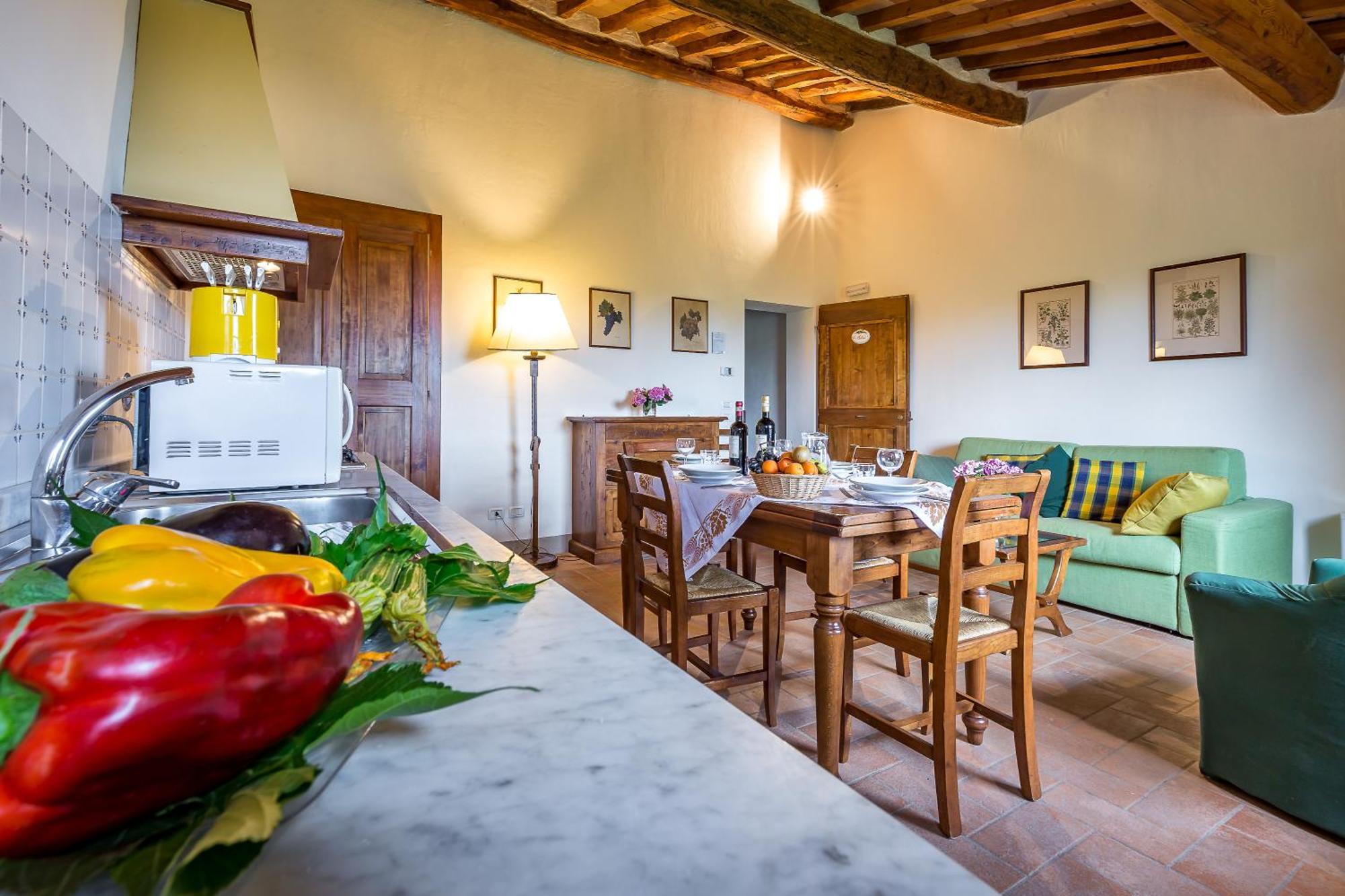 Villa S.Andrea Сан-Кашиано-ин-Валь-ди-Пеза Экстерьер фото